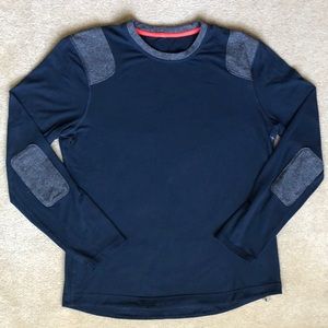 Lululemon athletica Men’s XL Navy Blue Long Sleeve Shirt